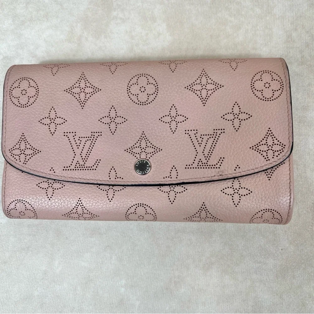 Louis Vuitton Pink Empreinte Leather Wallet